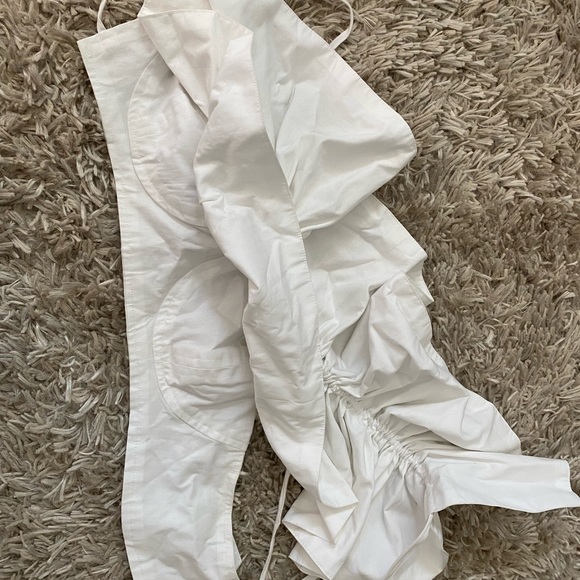 ARE YOU AM I Odile top 100% cotton made in USA size XS white - worn one time - Picture 6 of 11